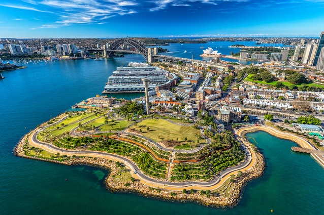 Barangaroo Reserve by Peter Walker and Partners Landscape Architecture and Johnson Pilton Walker Architects and Landscape Architects.