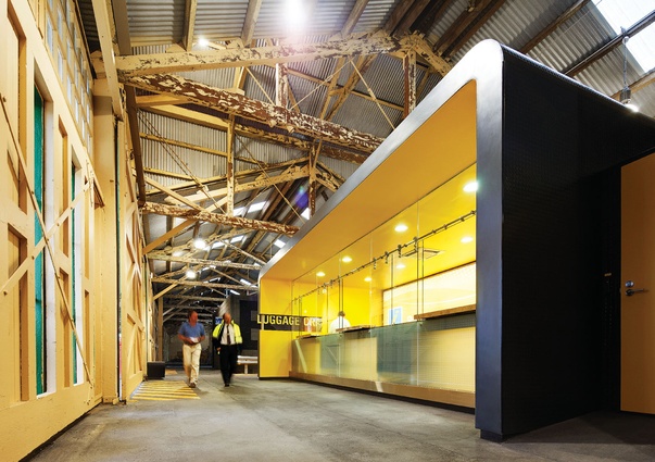 B-Shed Ferry Port Terminal by Brooking Design Practice.