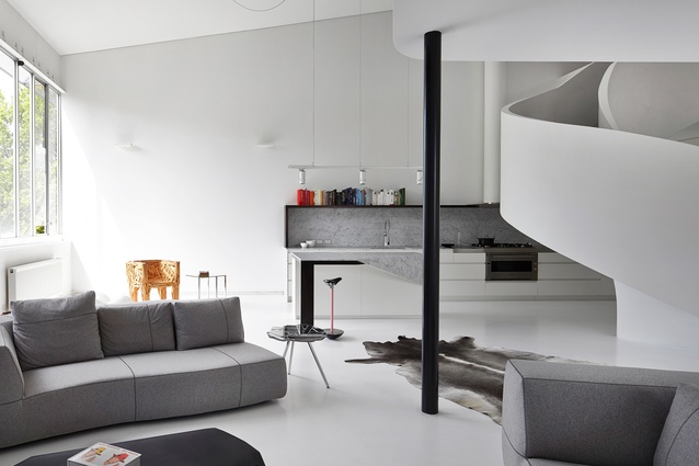 Loft Apartment, West Melbourne by Adrian Amore Architects.