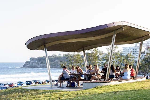 Bondi Beach Picnic Shelters by Tonkin Zulaikha Greer Architects.