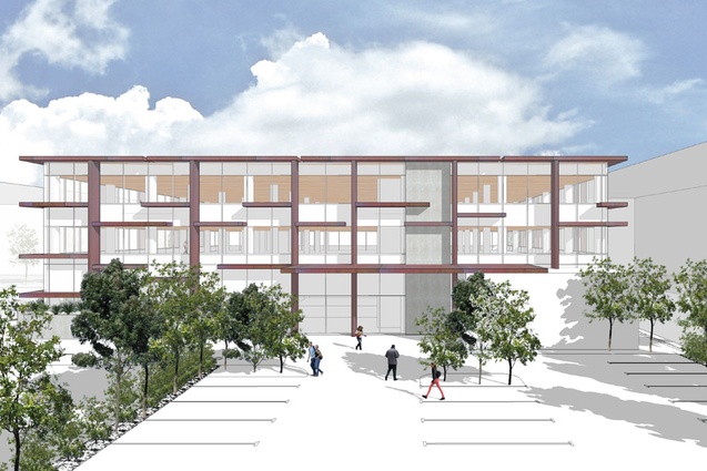 Expected completion date – July 2013. Kilmore Street Medical Centre by Wilson and Hill Architects. A private hospital, consulting rooms and offices built to very high seismic tolerance with sustainable design elements.