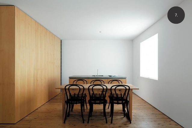 Sydney apartment designed by architect Jason Gibney for his own young family.