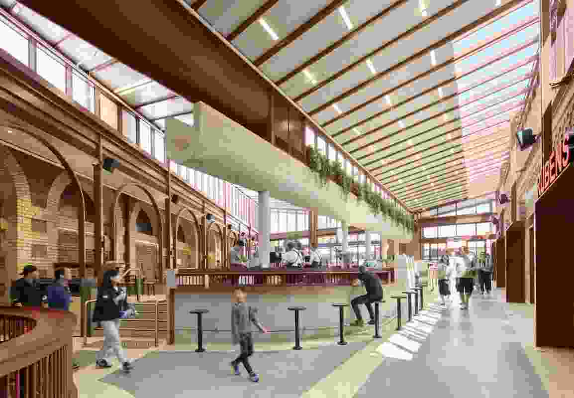 Queen's Food Hall by McCorkell Constructions ArchitectureAu