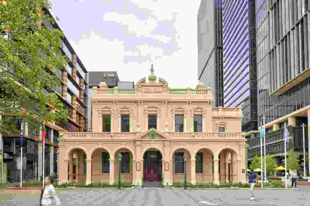 The vision was to convert Parramatta Town Hall into "a symbol of historical preservation and sustainable evolution."