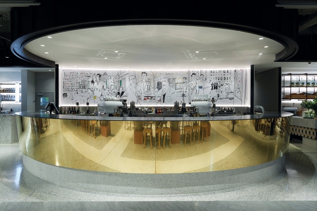 Brunetti Flinders Lane by Techne Architecture + Interior Design.
