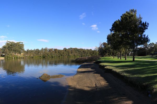 Georges River, East Hills, New South Wales by Adam J.W.C. , licensed under  CC BY-SA 2.5