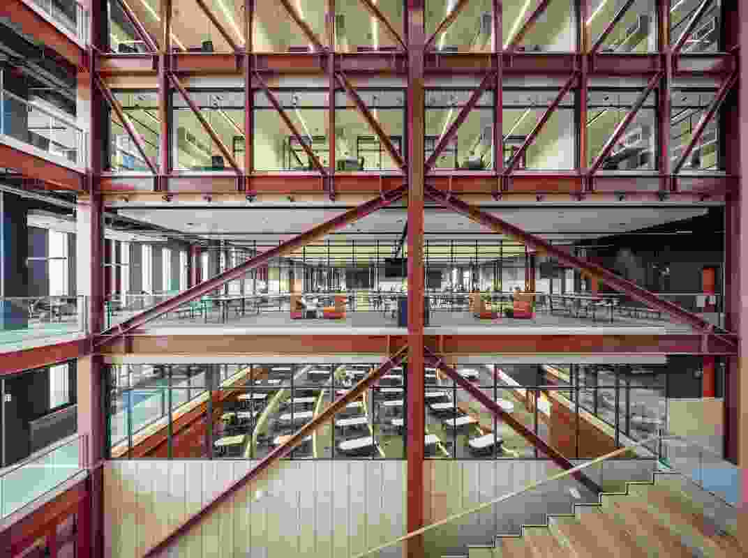 Colorbond Award for Steel Architecture shortlist: Monash Woodside Building for Technology and Design by Grimshaw in collaboration with Monash University.