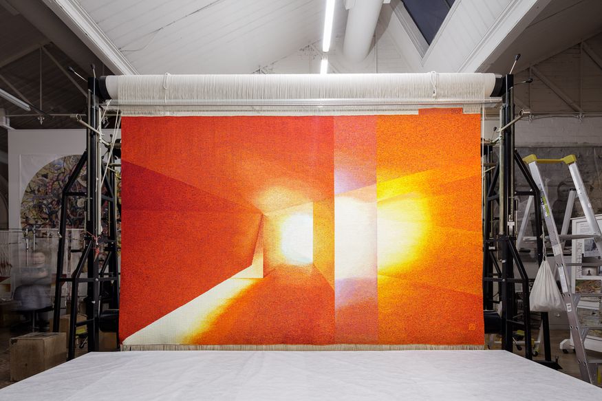 John Wardle Architects' tapestry unveiled | ArchitectureAU