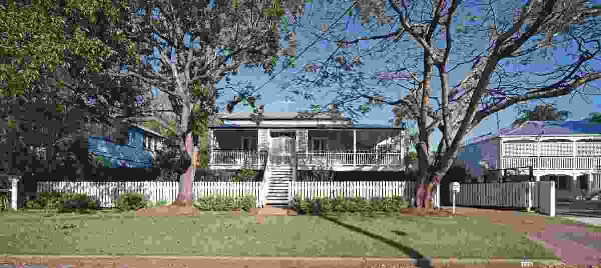 The original Queenslander house, built around 1900, has been restored.