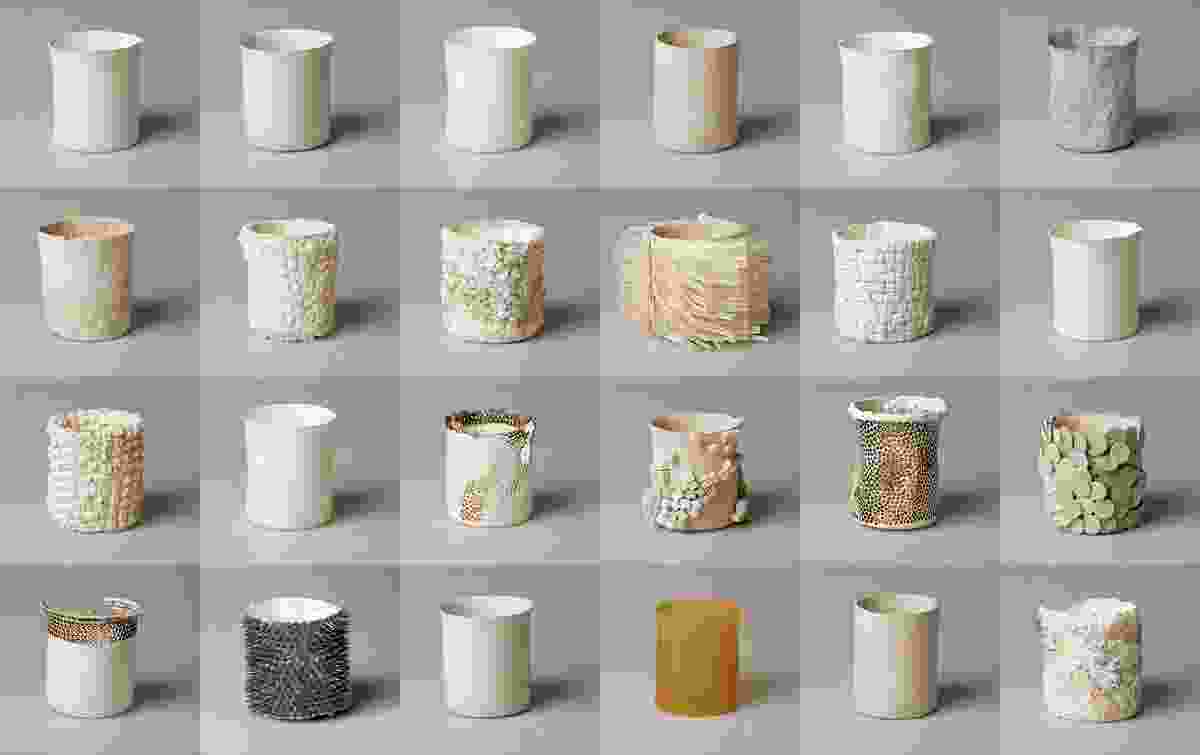 The Daily Haptics collection by Marie Rouillon, part of the Textile Futures course at Central St Martins.