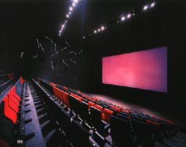 Australian Centre for the Moving Image. Cinema 2, seating 400. Image: Trevor Mein.
