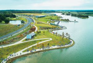 Shelby Farms Park in
Memphis by James Corner Field Operations provides enhanced habitat and recreation opportunities.