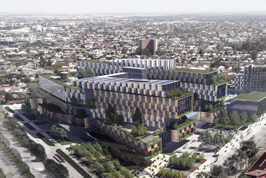The new Footscray Hospital (concept image only).