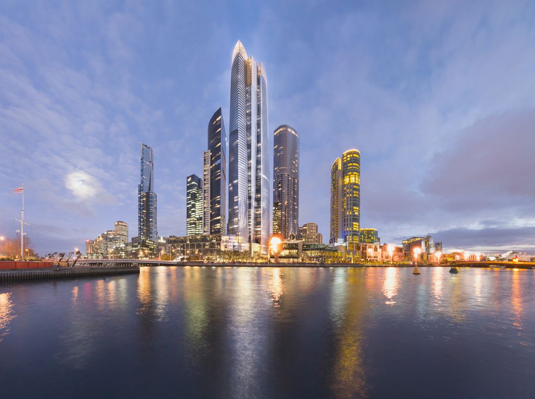 Crown casino wins approval for 90-storey tower at Southbank