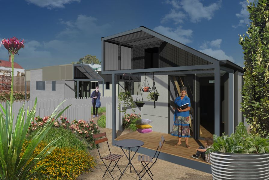 Harris Transportable Housing Project (VIC) by Hansen Partnership, Launch Housing, Schored Projects, Vicroads won the Best Planning Ideas – Small Project Award at the 2019 National Awards for Planning Excellence.