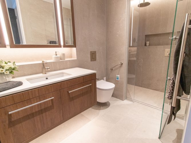 View of Allproof drainage solutions at a luxury retirement village | ArchitectureAu