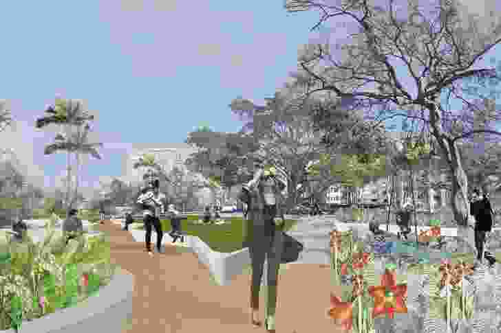 Proposed renewal of Fitzroy Gardens and Lawrence Hargrave Reserve.