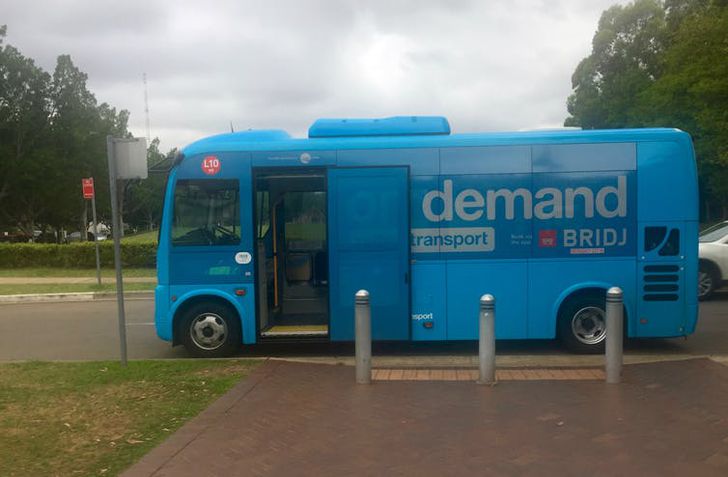 BRIDJ runs on-demand bus services in parts of Sydney.