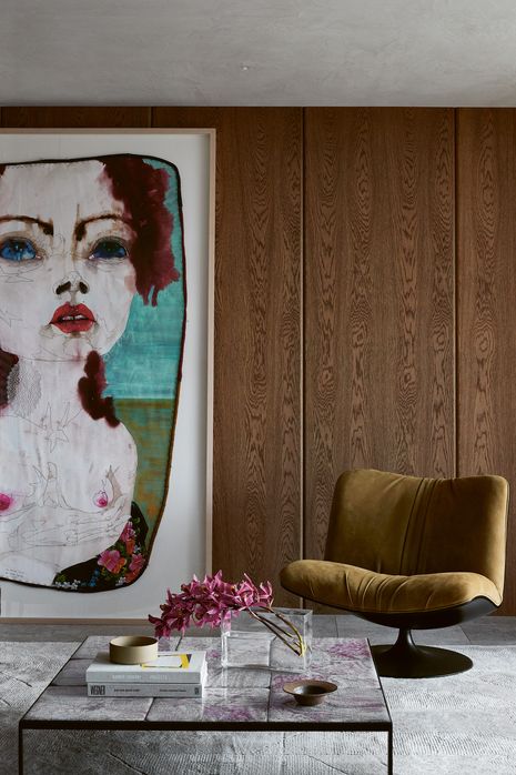 Parklife Apartment by Hecker Guthrie. Artwork: Del Kathryn Barton