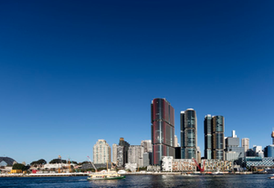 International Towers by Roger Stirk Harbor and Partners.
