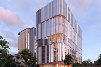 The proposed Australian Institute for Infectious Disease by Wardle, Wilson Architects, Studio O+A and Perkins and Will.