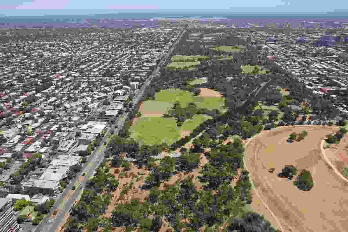 William Light’s plan for a parkland that encircles Adelaide’s CBD.