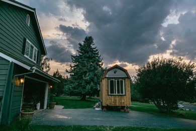 Nikki and Mitchell's tiny house.