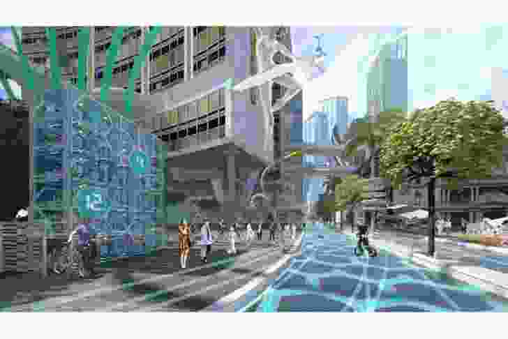 Future Street by Place Design Group, winner in the Best Use of Immersive Tech category.