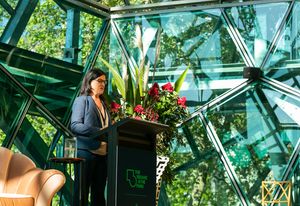 Festival keynote speaker Julia Czerniak spoke of a shift from designing for humans to designing for all living beings.