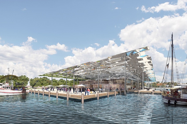 Sydney Fish Markets by Allen Jack and Cottier Architects.