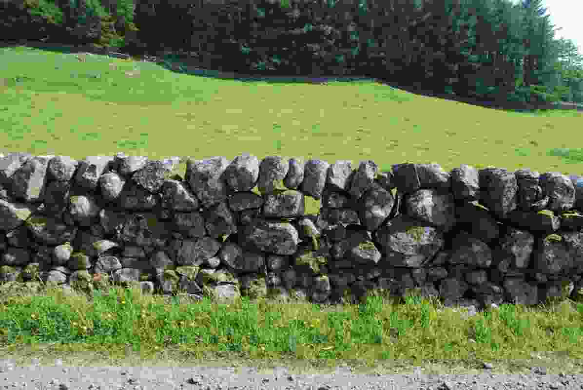Drystone wall, Kirkcudbrightshire, Scotland