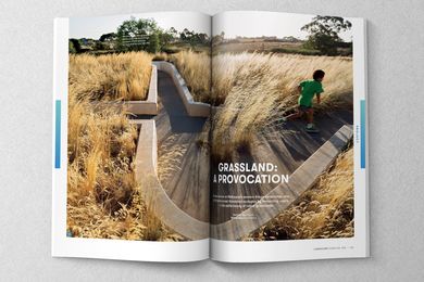 A spread from the November 2017 issue of Landscape Architecture Australia.