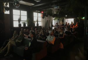 The audience at Flex.