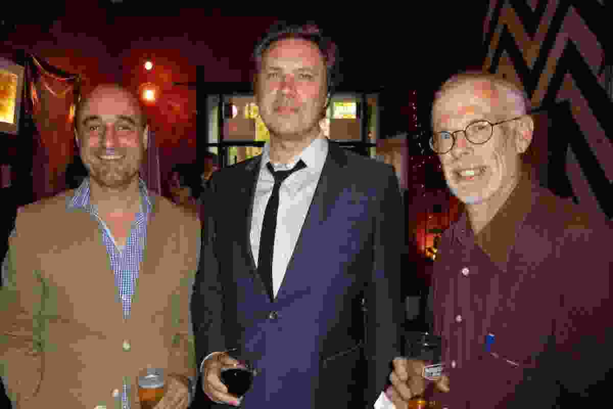 Mariano Deduonni (Hassell), Ben Hewett (SA Government Architect) and Tony Radford (University of Adelaide).