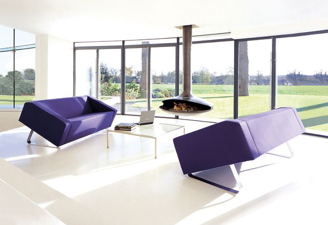 The Obelisk sofa is manufactured by Allermuir.