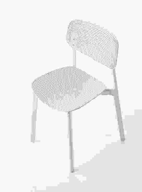 Colander chair for Kristalia