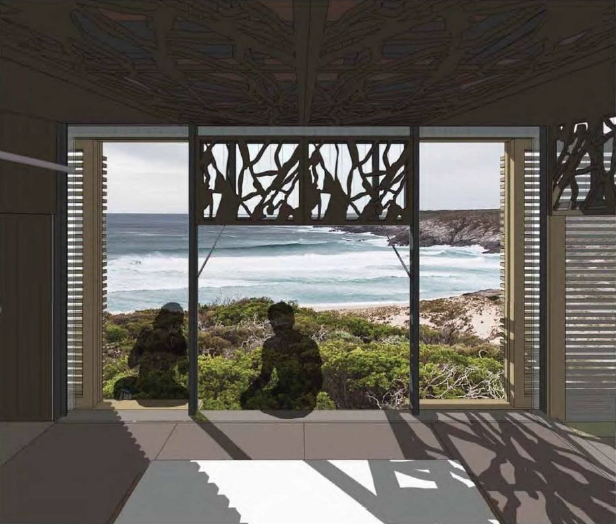 One of the proposed sleeping pods proposed for Kangaroo Island’s Flinders Chase National Park, designed by Troppo Architects.