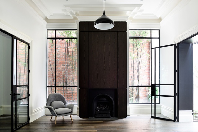 East Melbourne Terrace House by Woveridge Architects.