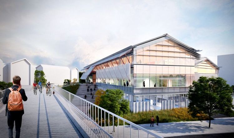 Utas Building Model John Wardle Architects designs two industrial-inspired buildings for ...