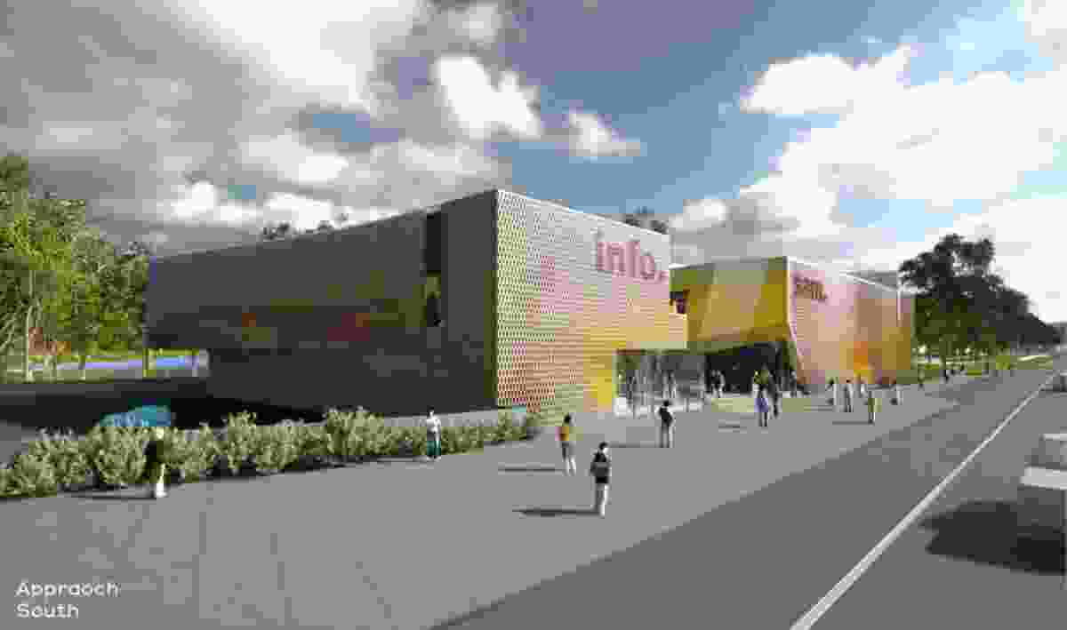 MvS Architects' design for the new Shepparton Art Museum.