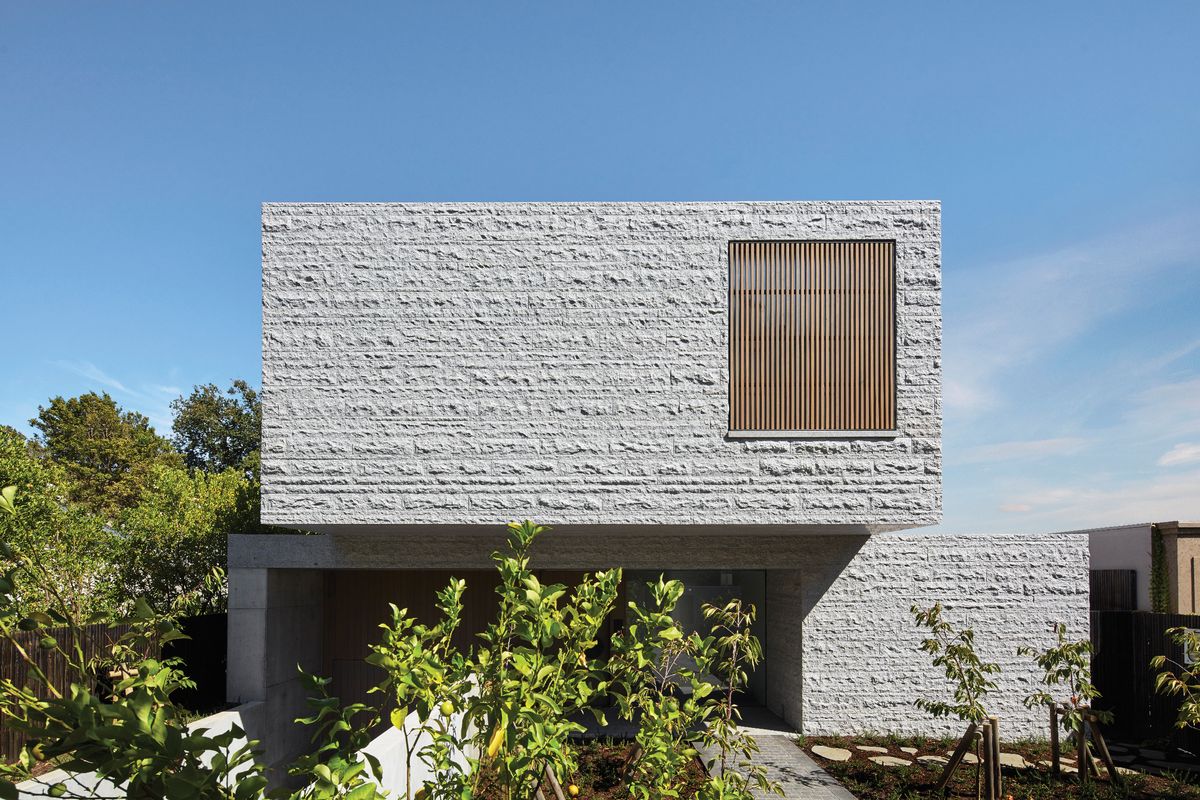 Granite blocks store for house building