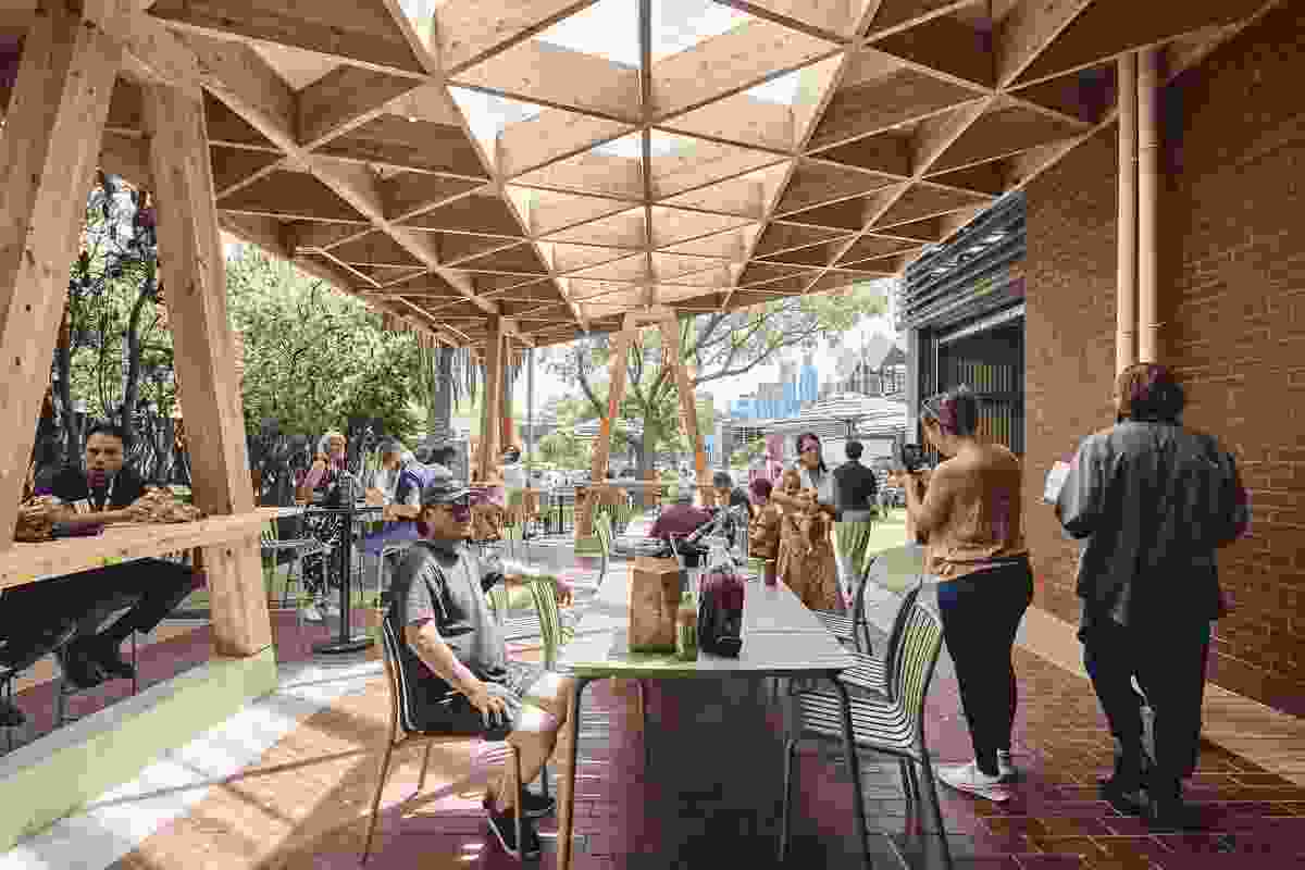 South Melbourne Market External Food Hall by Bourke and Bouteloup Architects