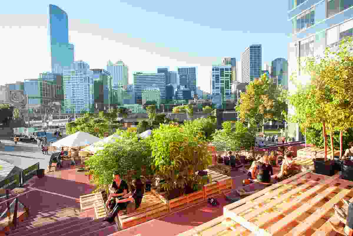 Urban Coffee Farm and Brew Bar by Hassell for Melbourne Food and Wine Festival.