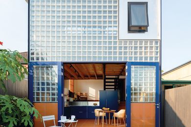 Charismatic new architecture brings the kitchen to ground level and introduces a neat mezzanine.