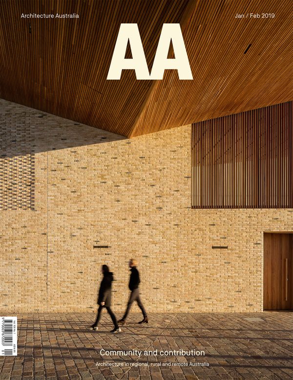 Architecture Australia, January 2019