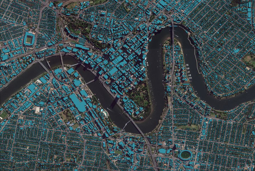 Geoscape data of Brisbane.