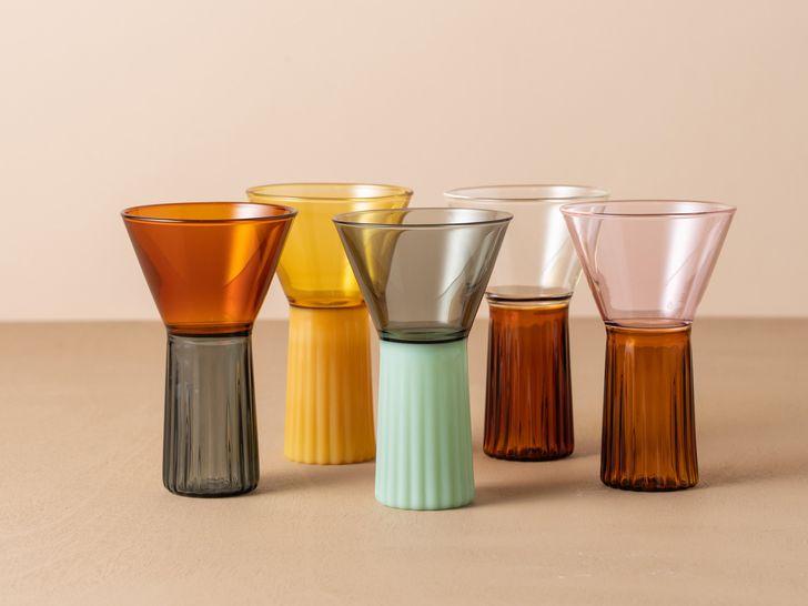 Kairos glassware from Saardé.