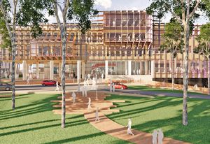 The proposed STEMM building at the University of Newcastle by Lyons and EJE Architecture.