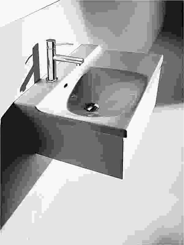 Buddy 100 wall-mounted basin by Italian brand Kerason.