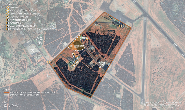 “Top Secret Tourism Precinct”, which is the new tourism precinct of Charleville, on the site of a former World War II military base and current home to the Cosmos Centre and Observatory.